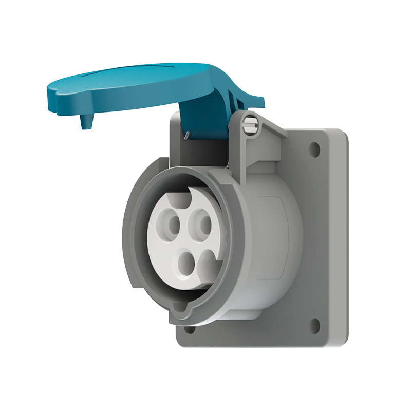 欧标IP44工业防水插座 户外暗装插座
