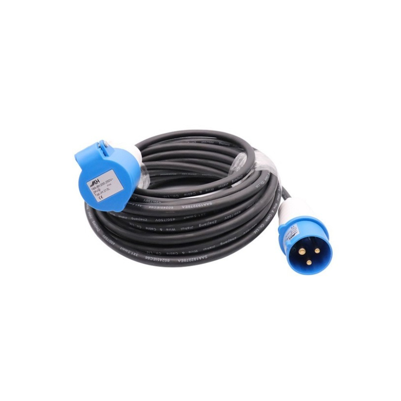 工业插头插座连接线 PVC延长线